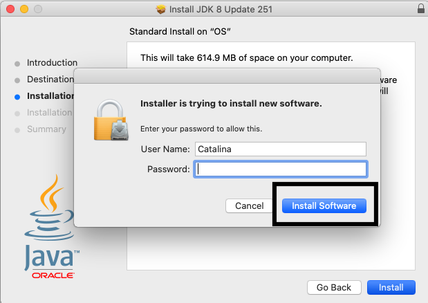 install jdk 8 on mac